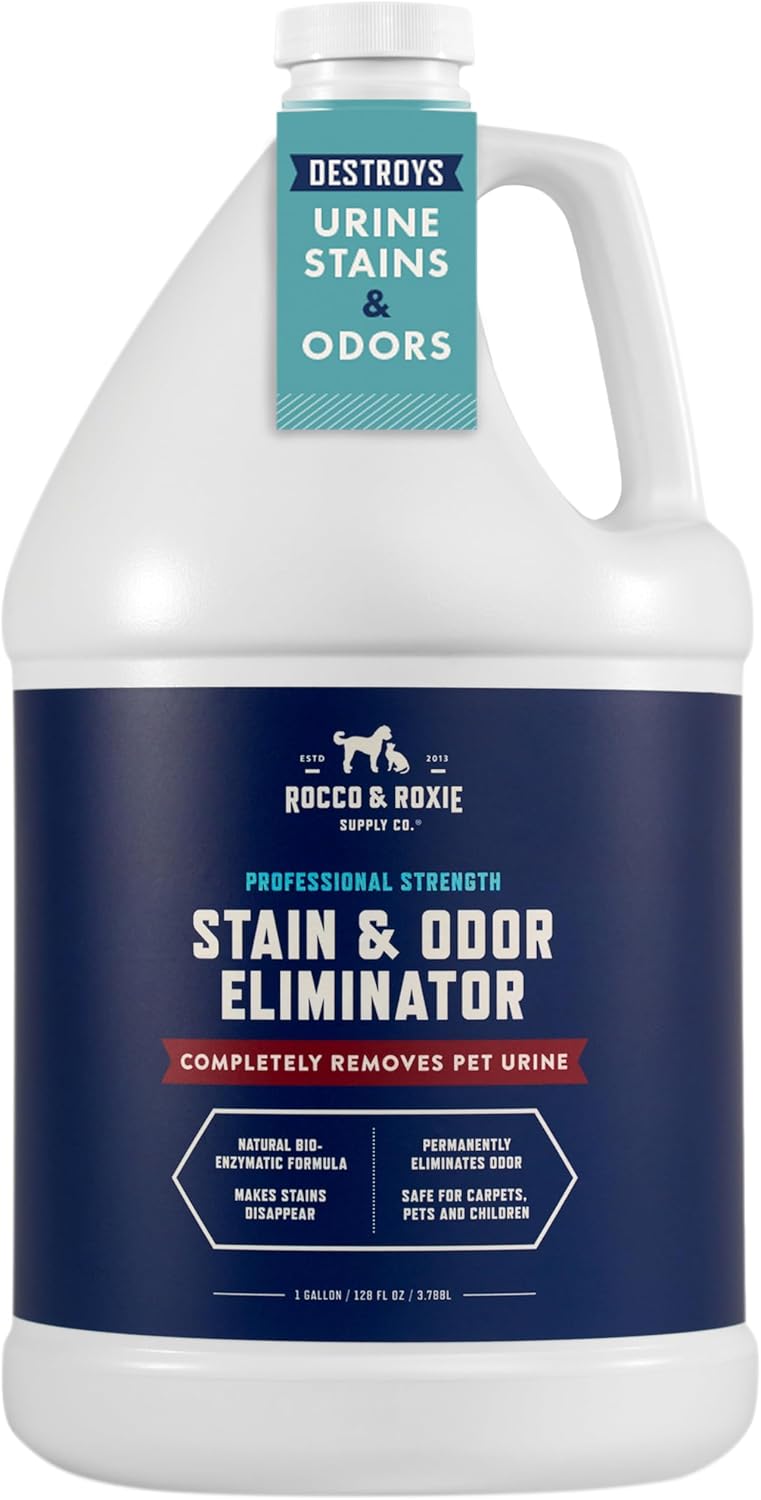 Stain & Odor Eliminator for Strong Odor - Enzyme Pet Odor Eliminator for Home - Carpet Stain Remover for Cats & Dog Pee - Enzymatic Cat Urine Destroyer - Carpet Cleaner Spray