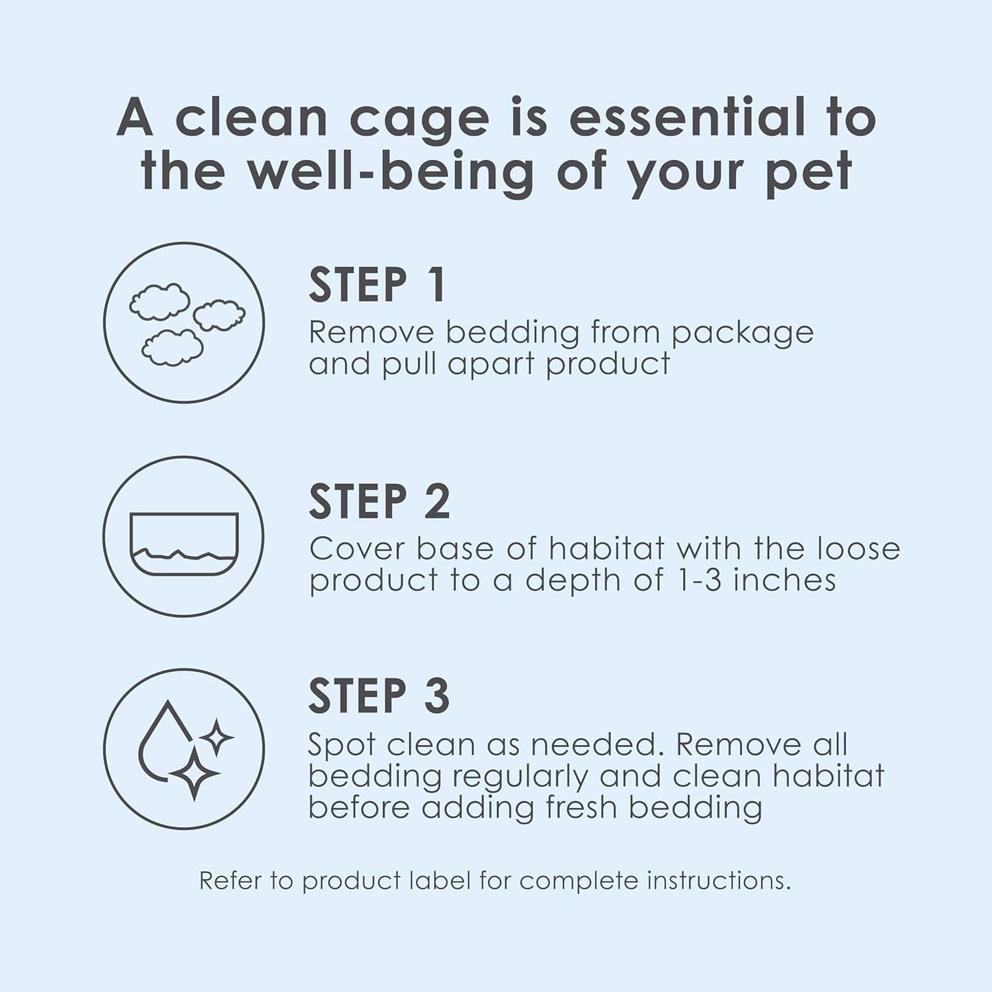 Clean & Cozy White Paper Bedding, Made for Small Animals, 49.2 Liters