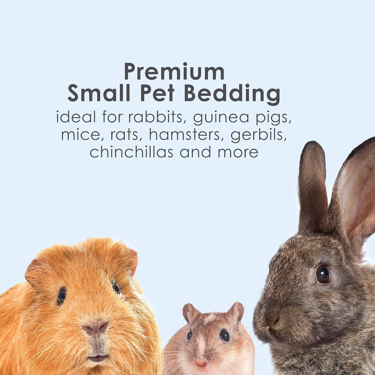 Clean & Cozy White Paper Bedding, Made for Small Animals, 49.2 Liters