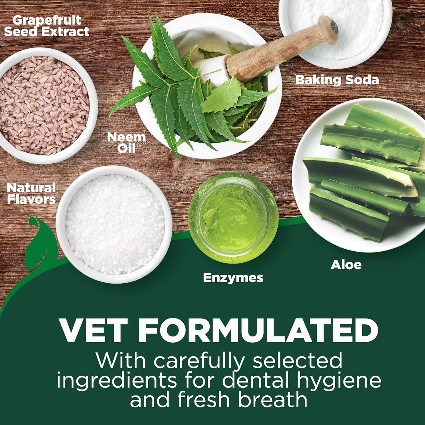 Dog Toothpaste & Dog Toothbrush, Dental Kit, Plaque Remover for Teeth, Whitens Teeth, Freshens Canine Breath, Veterinarian Formula, Finger Toothbrush Included