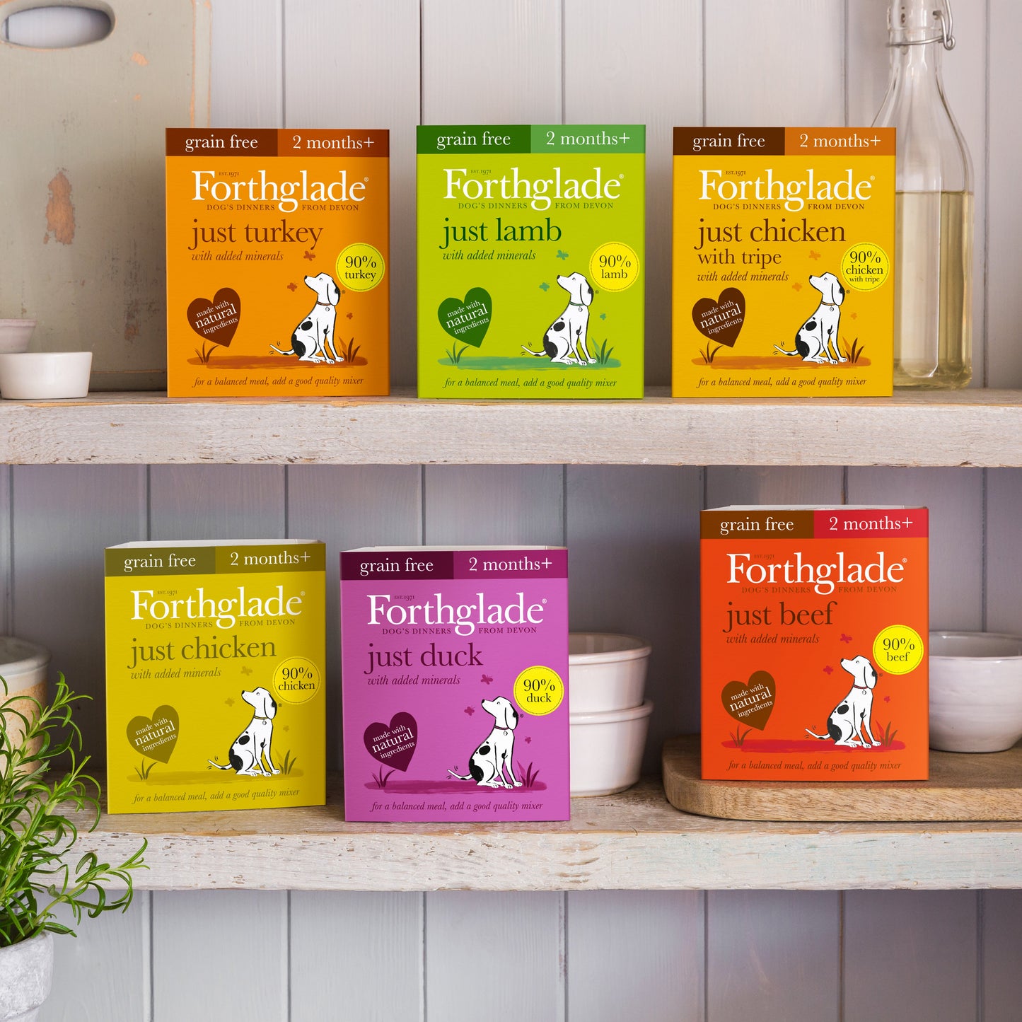 Just Chicken, Lamb & Beef Wet Dog Food Variety Pack