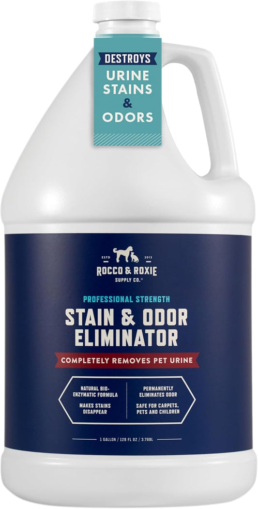 Stain & Odor Eliminator for Strong Odor - Enzyme Pet Odor Eliminator for Home - Carpet Stain Remover for Cats & Dog Pee - Enzymatic Cat Urine Destroyer - Carpet Cleaner Spray