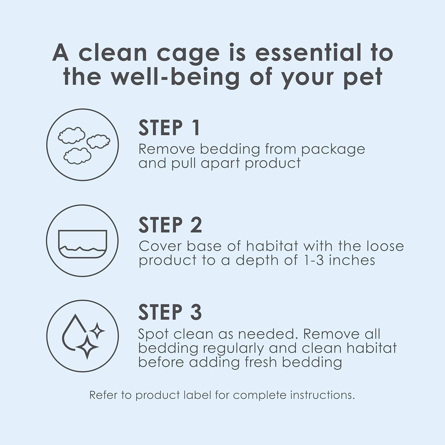 Clean & Cozy White Paper Bedding, Made for Small Animals, 49.2 Liters
