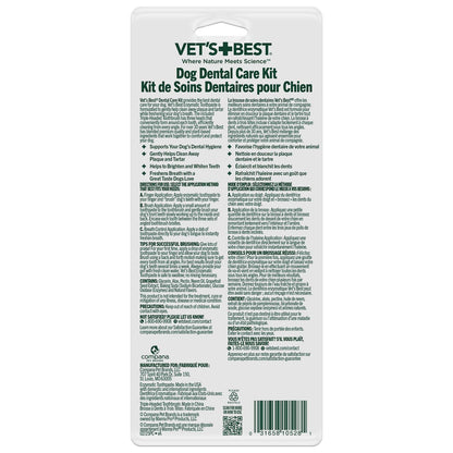 Dog Toothpaste & Dog Toothbrush, Dental Kit, Plaque Remover for Teeth, Whitens Teeth, Freshens Canine Breath, Veterinarian Formula, Finger Toothbrush Included