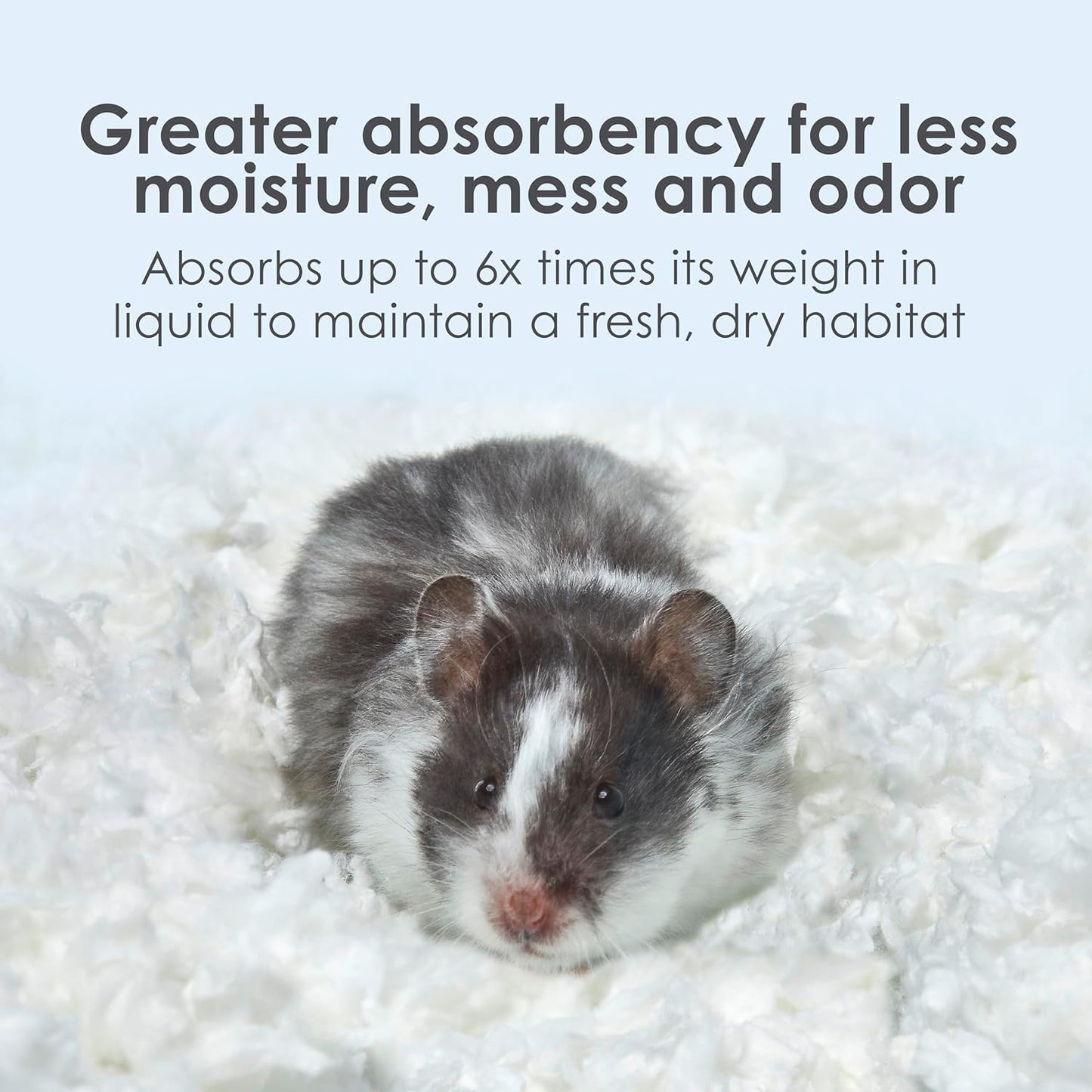 Clean & Cozy White Paper Bedding, Made for Small Animals, 49.2 Liters